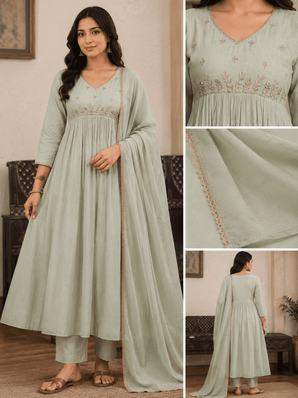 Garden Weave — Sage green