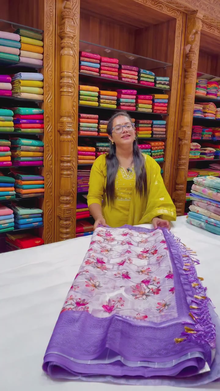 Lucknowi Saree