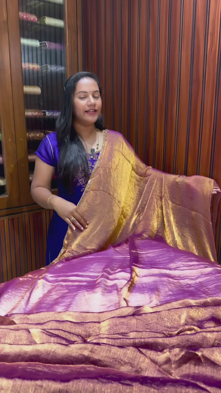 Jimmy Choo Woven Shimmer Saree